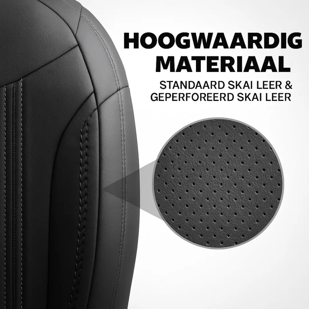 Panda Stoelhoezen Renault Master 3 - Atlanta Zwart