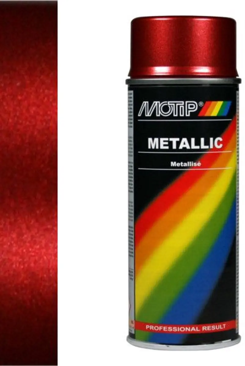 Motip Metallic Lak Rood 400ml
