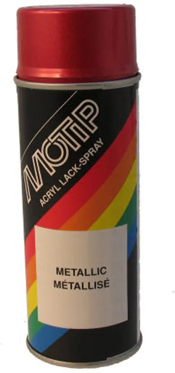 Motip Metallic Lak Rood 400ml