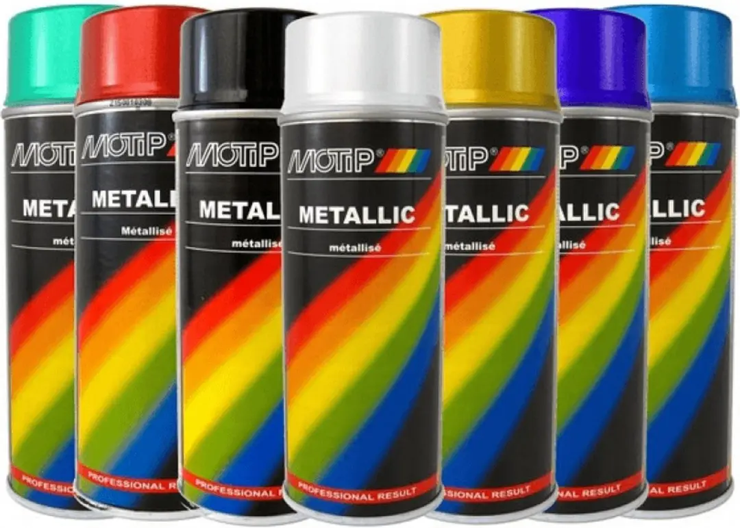 Motip Metallic Lak Rood 400ml - afbeelding 6 van 6