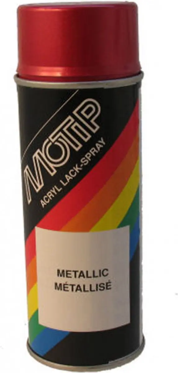 Motip Metallic Lak Rood 400ml
