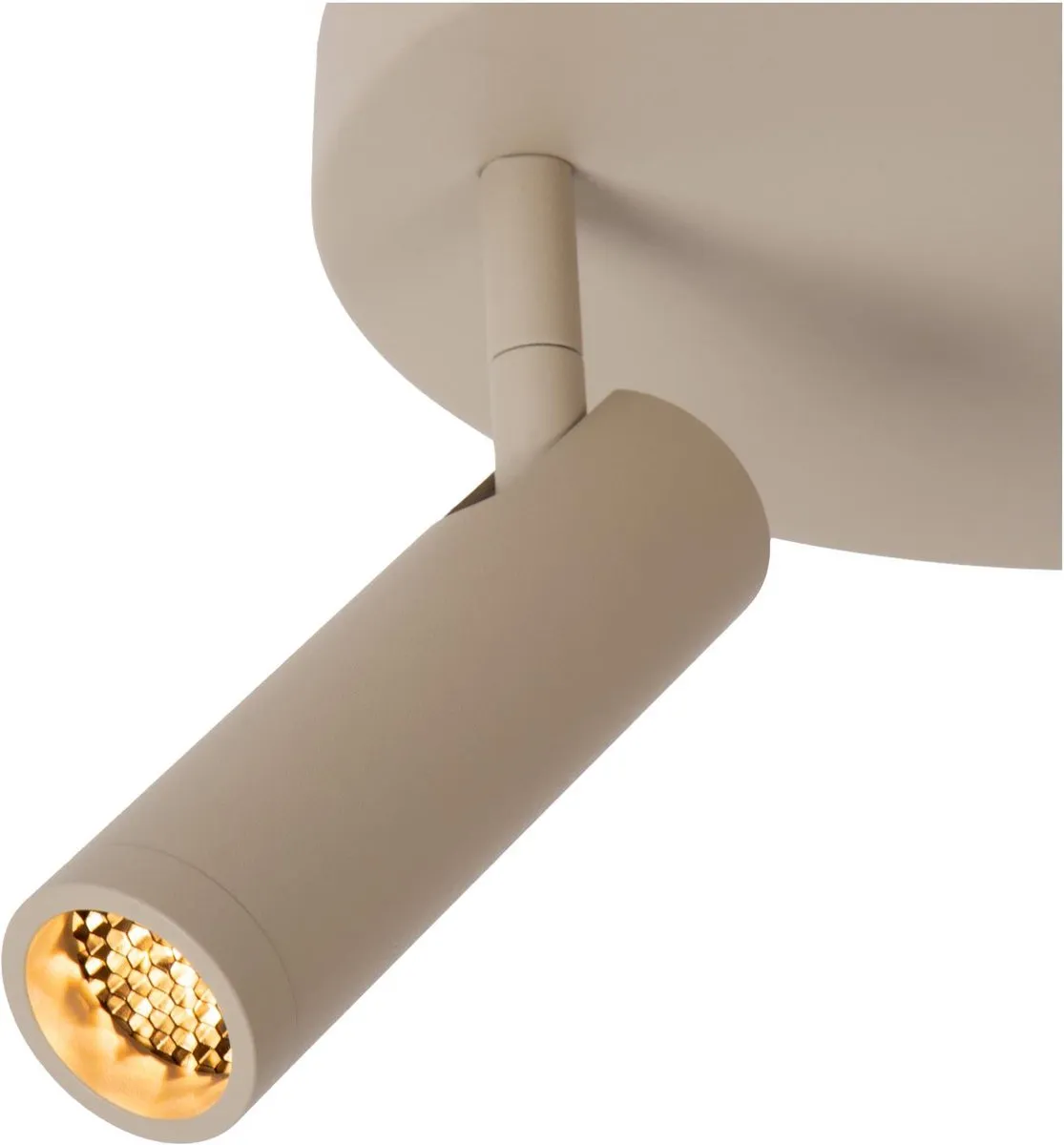 Lucide GRADO Plafondspot 3xGU10 Ø25cm - Taupe