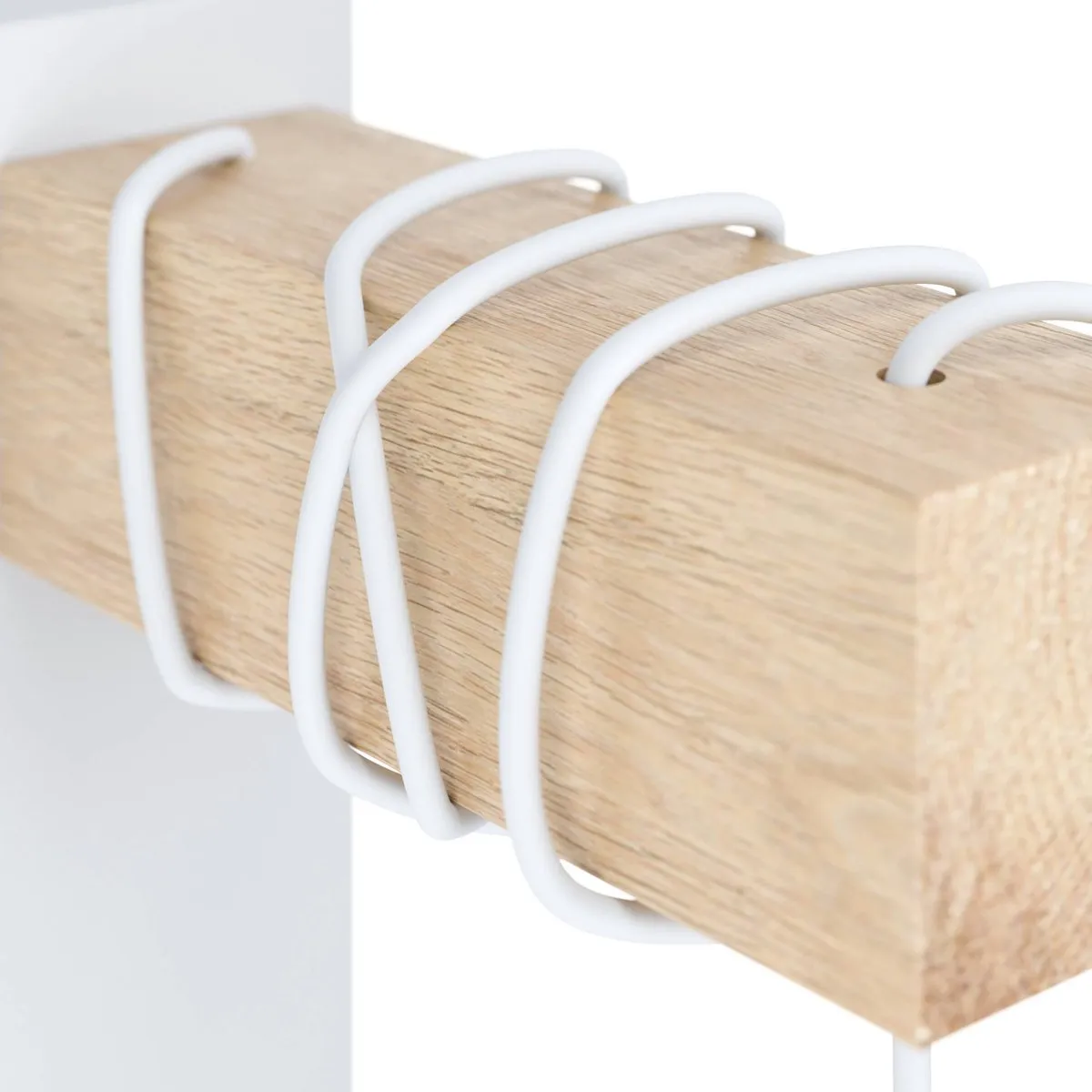 Eglo Townshend Wandlamp E27 - Hout - Wit/Bruin