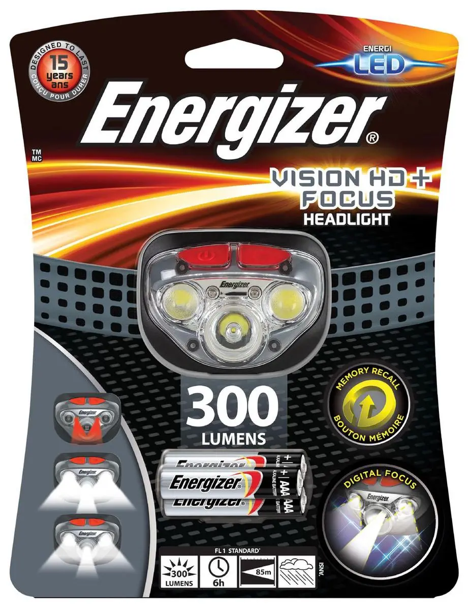 Energizer Vision HD+ Hoofdlamp E300280700
