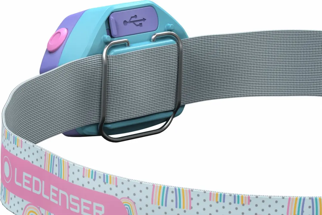 Ledlenser KIDLED4R Hoofdlamp - 40 Lumen - Paars