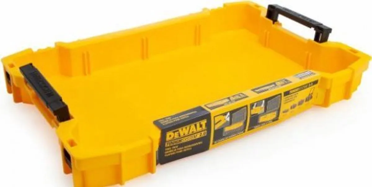 DeWalt ToughSystem 2.0 DWST83407 Ondiepe Gereedschapsbak - Geel/Zwart
