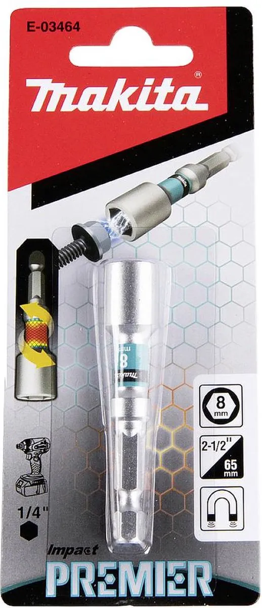 Makita Torsie-steeksleutel 8mm - Metaal