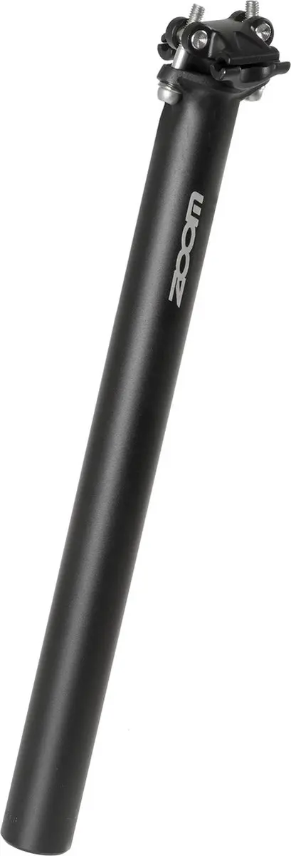 Zoom Zadelpen ATB - Aluminium 350mm - Ø27,2mm Zwart