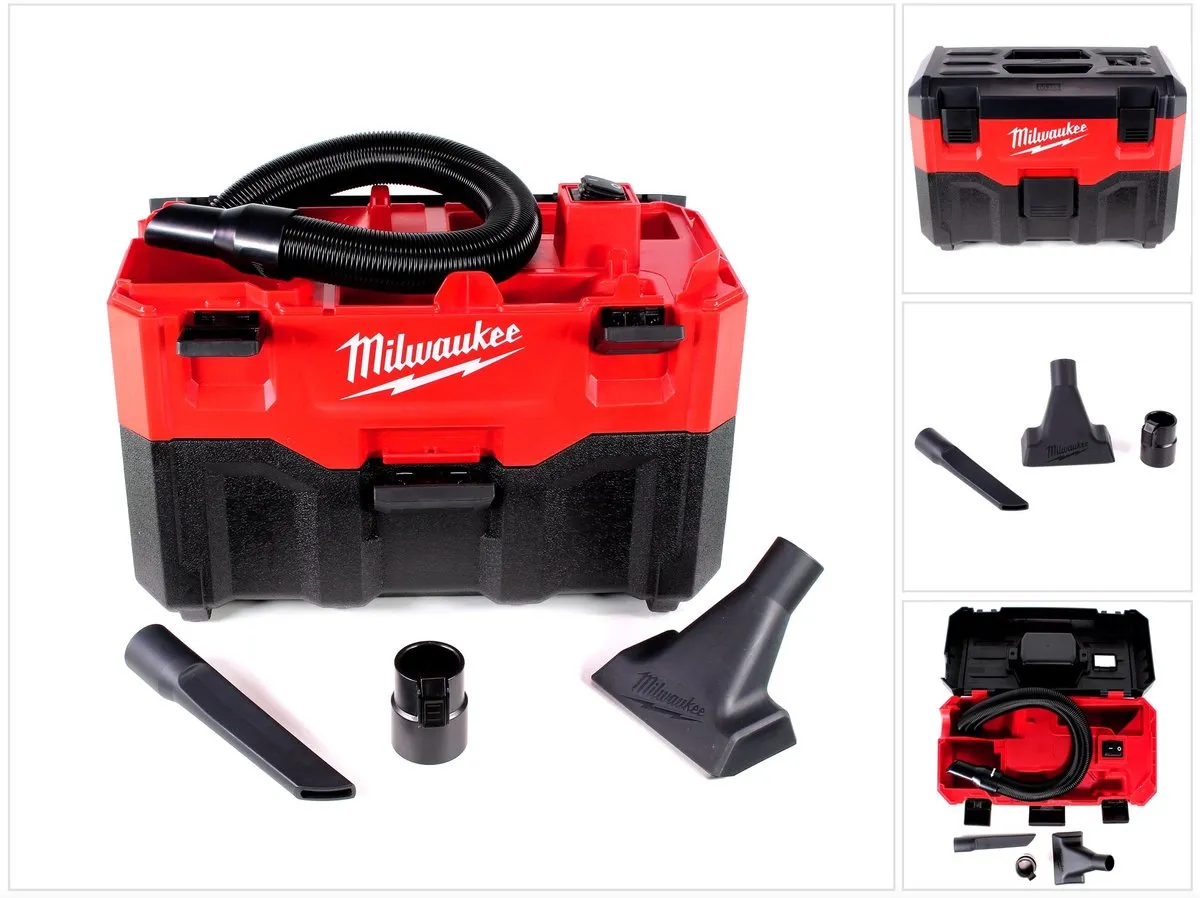 Milwaukee M18 VC2-0 Accu Stofzuiger - 7,5L