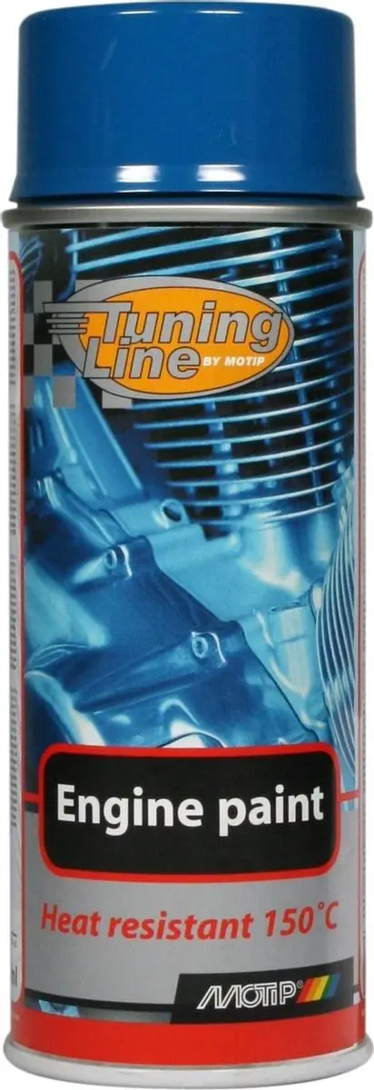 Motip Engine Paint Blauw Spuitbus 400ml