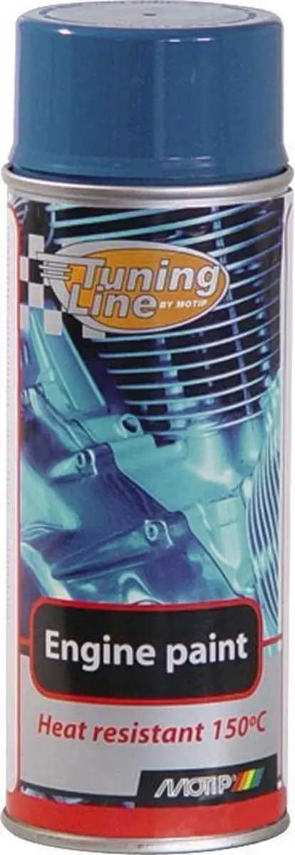 Motip Engine Paint Blauw Spuitbus 400ml