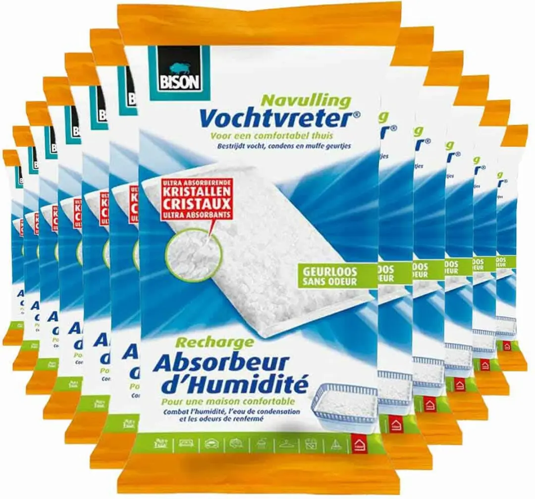 Bison Vochtvreter Navulzak 12x450g