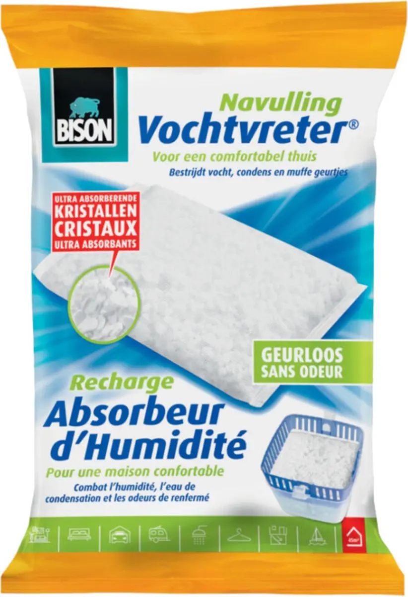 Bison Vochtvreter Navulzak 12x450g