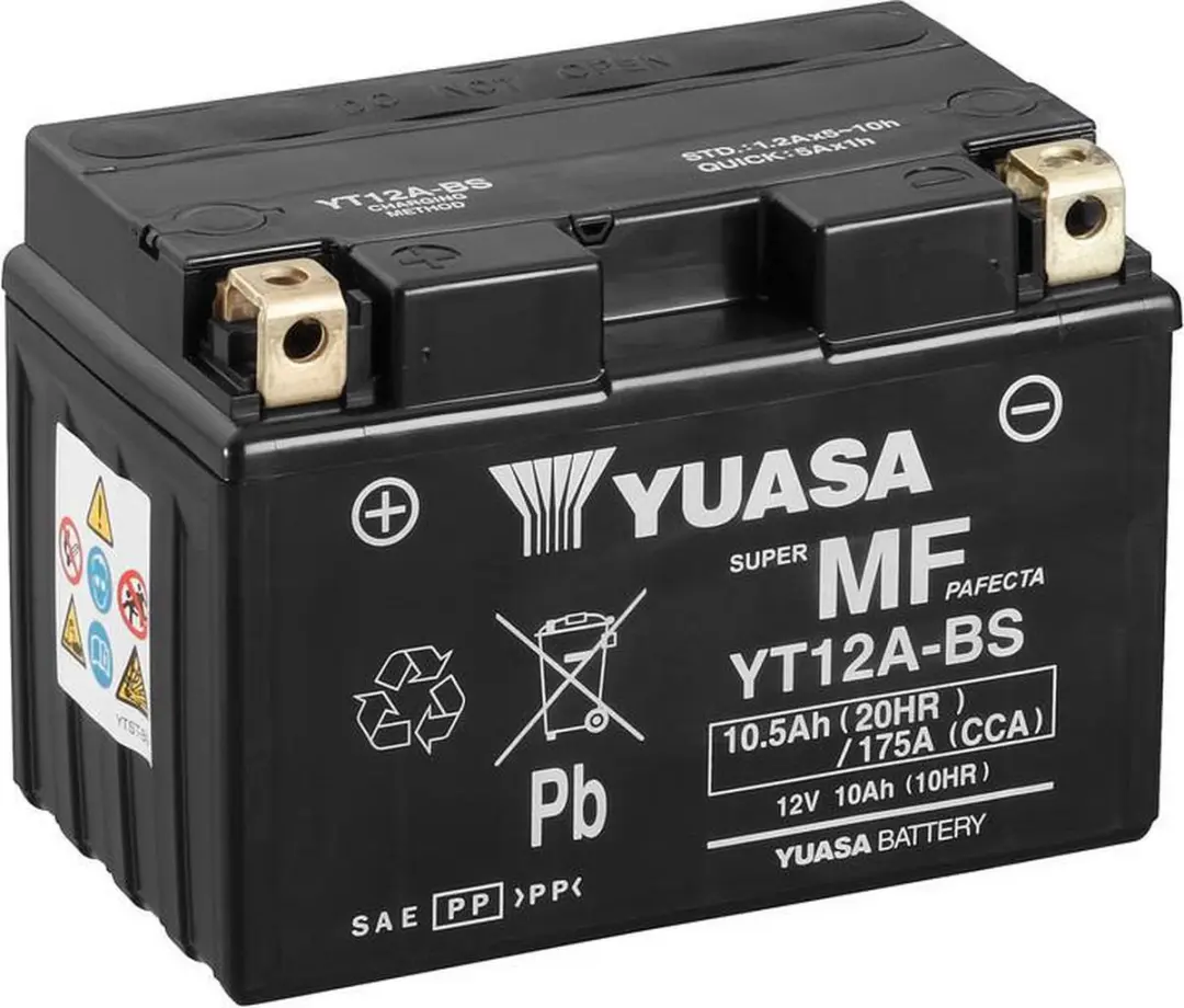 Yuasa YT12A-BS Motoraccu 12V 10.5Ah