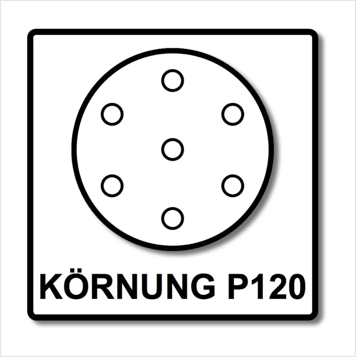 Festool Granat Net D125 P120 - 50 Stuks