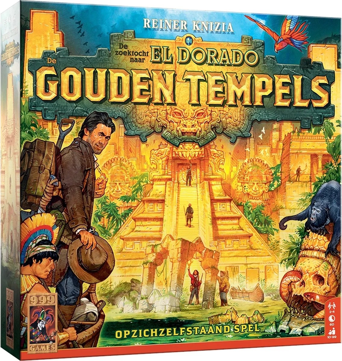 999 Games De Zoektocht naar El Dorado Bordspel - 2-4 Spelers