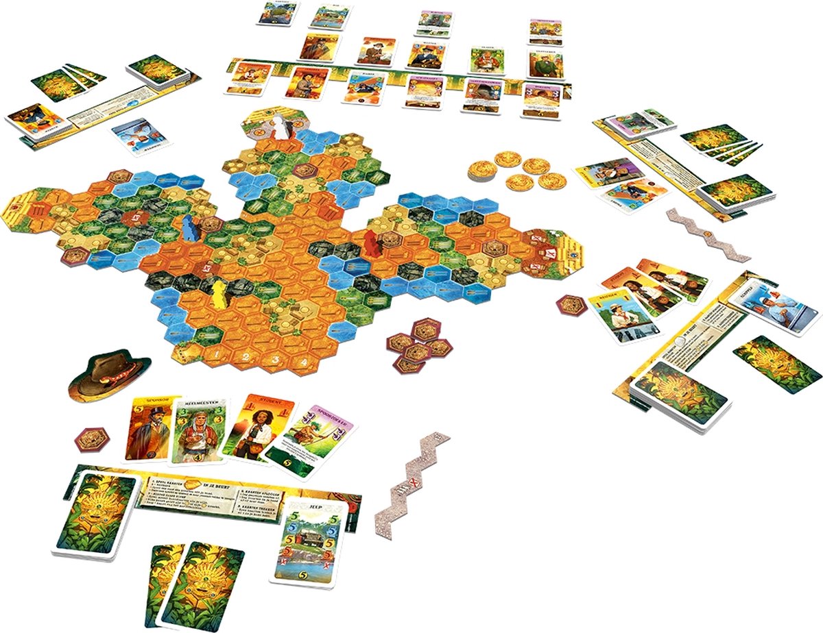 999 Games - De Zoektocht naar El Dorado De Gouden Tempels - Bordspel