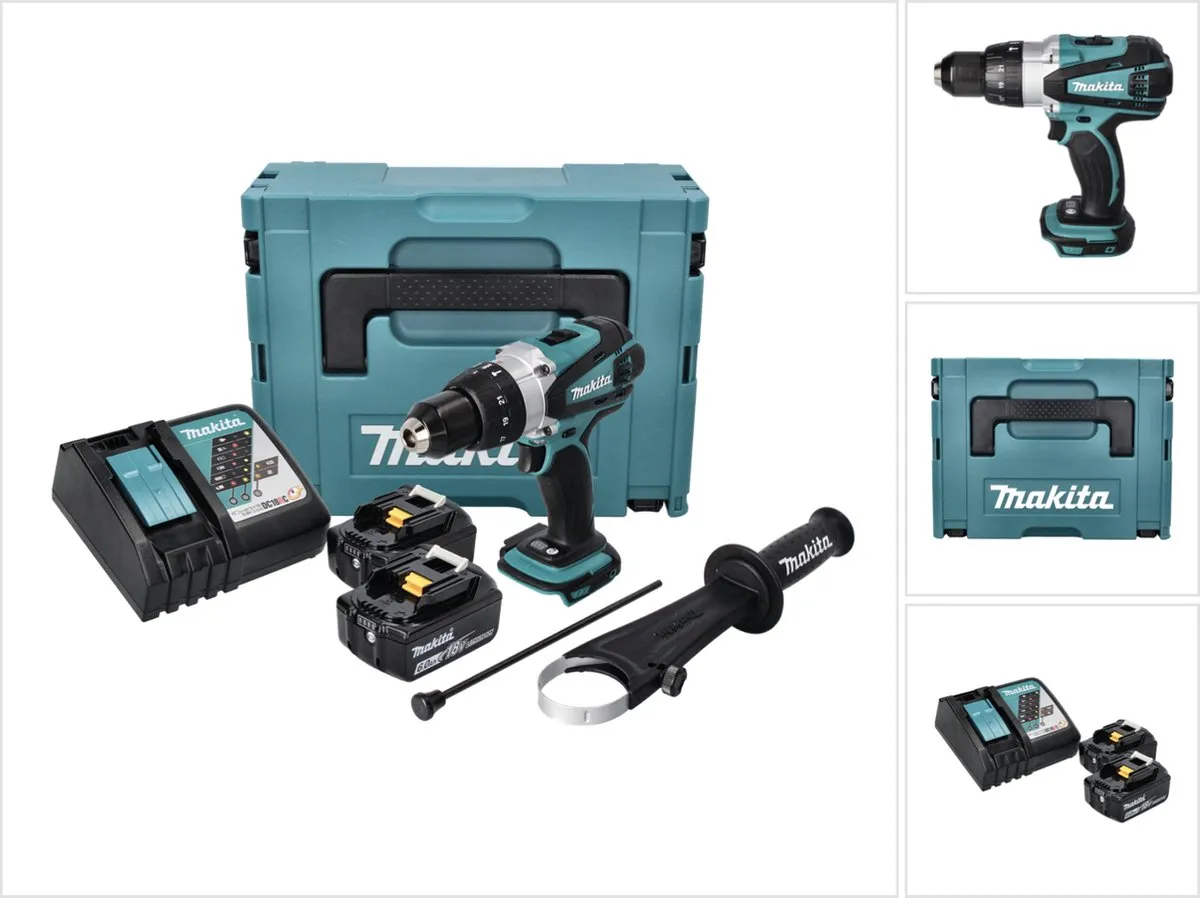 Makita DHP458RGJ Klopboormachine 18V