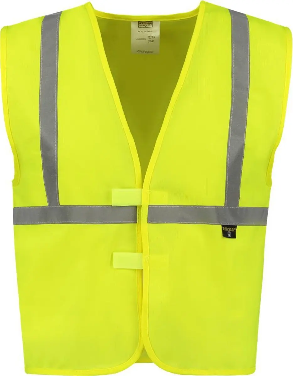 Tricorp Veiligheidsvest Kids 116 - Fluo Geel