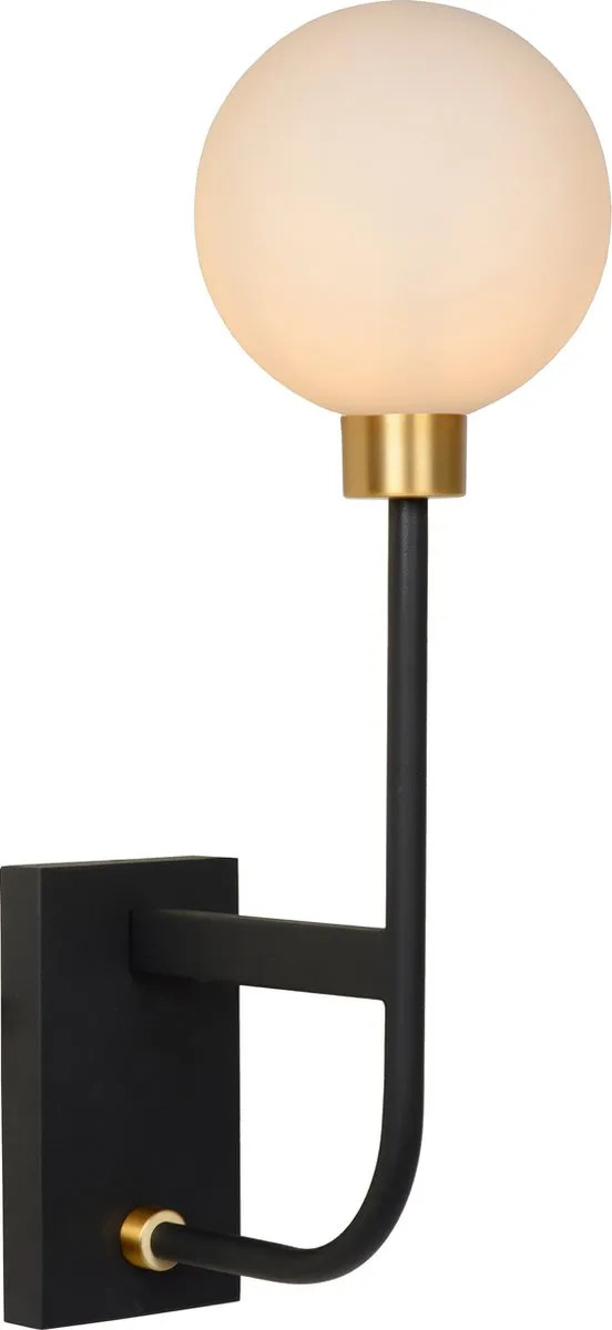 Lucide Berend Wandlamp G9 IP44 - Zwart