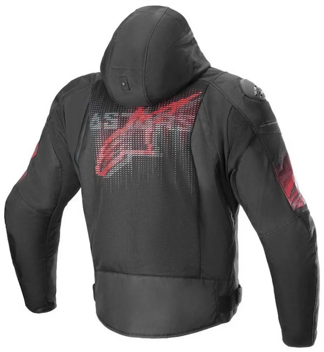 Alpinestars Zaca Air Venom WP Jas - Maat L - Zwart/Heldrood