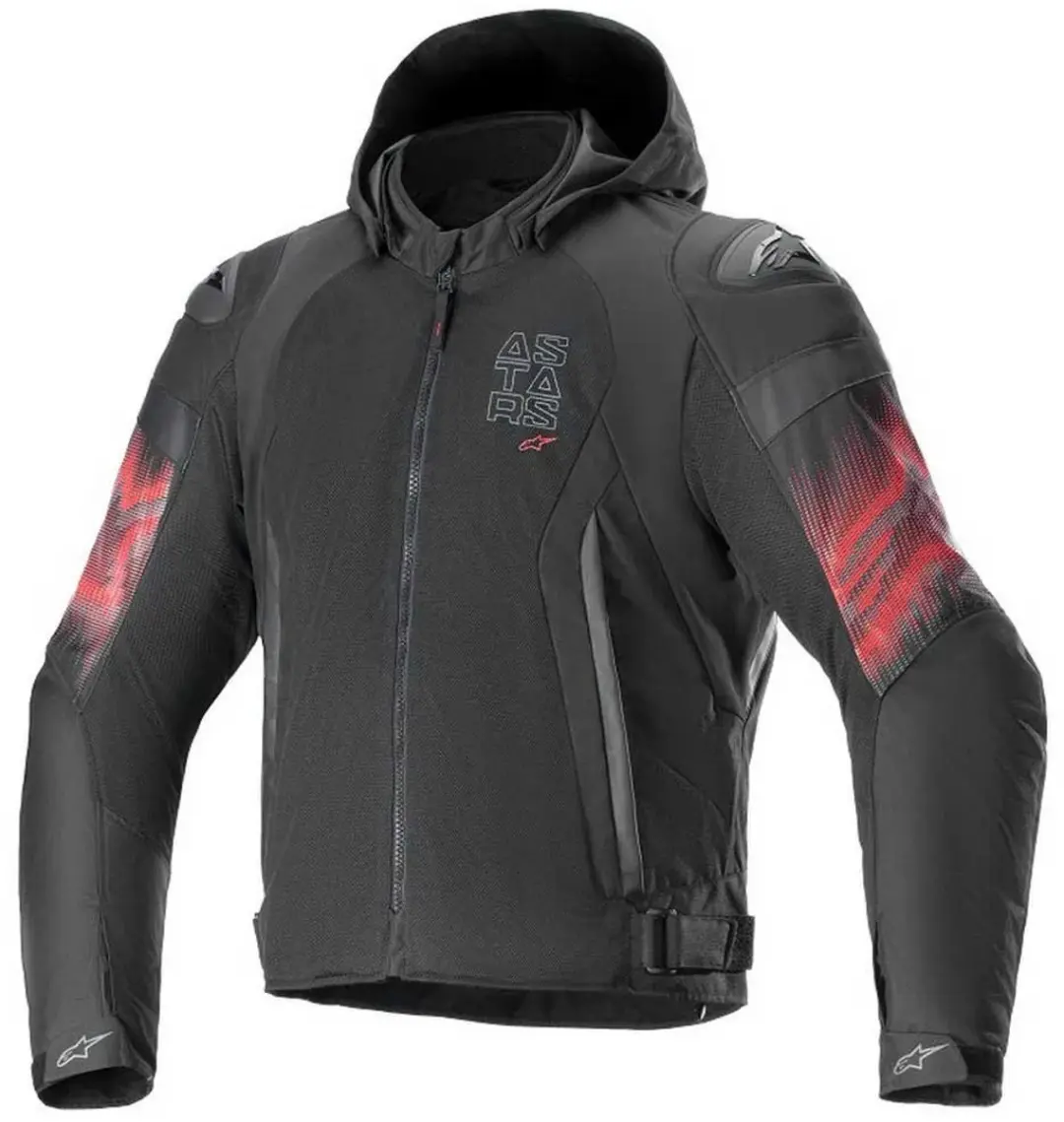 Alpinestars Zaca Air Venom WP Jas - Maat L - Zwart/Heldrood