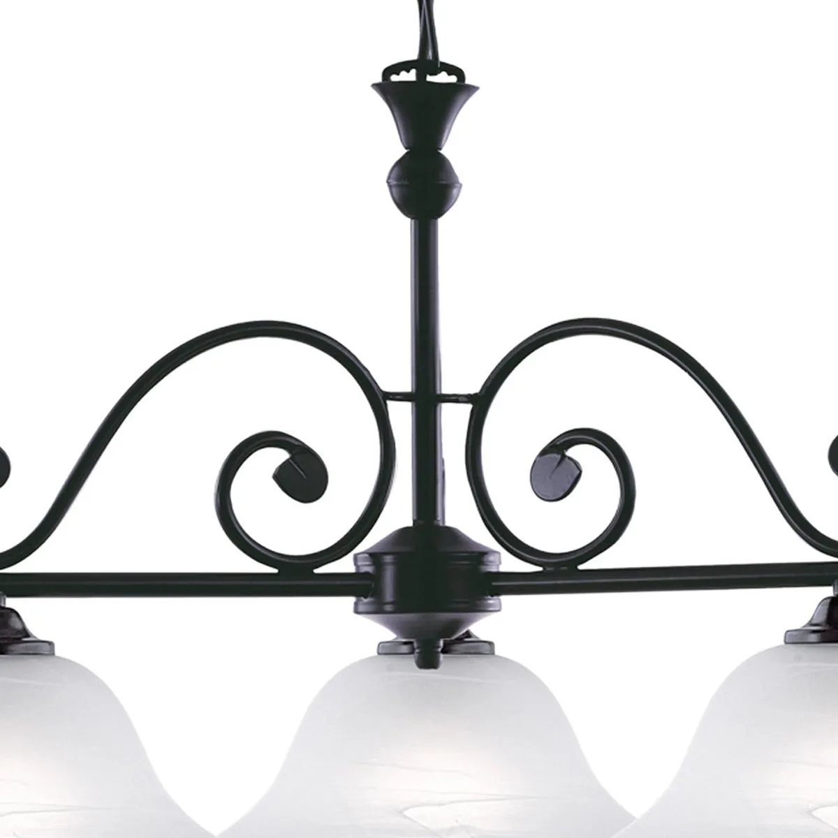 Eglo Murcia Hanglamp 3 Lichts - Zwart/Wit