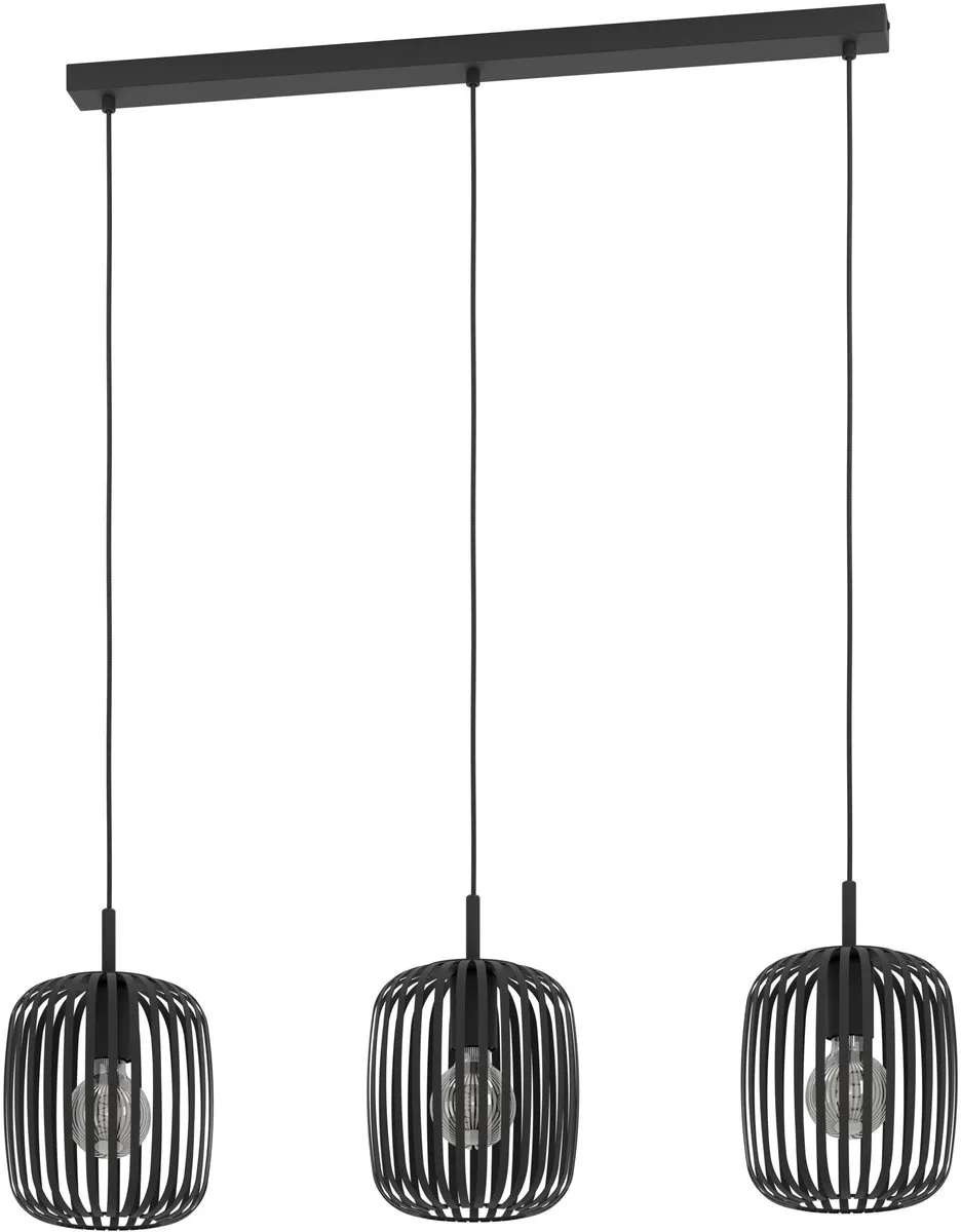 Eglo Romazzina Hanglamp E27 - 5 Lichtpunten - 77cm - Zwart