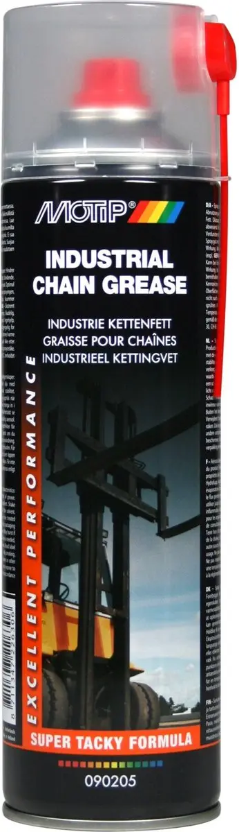Motip Industrieel Kettingvet 500ml - Meerkleurig