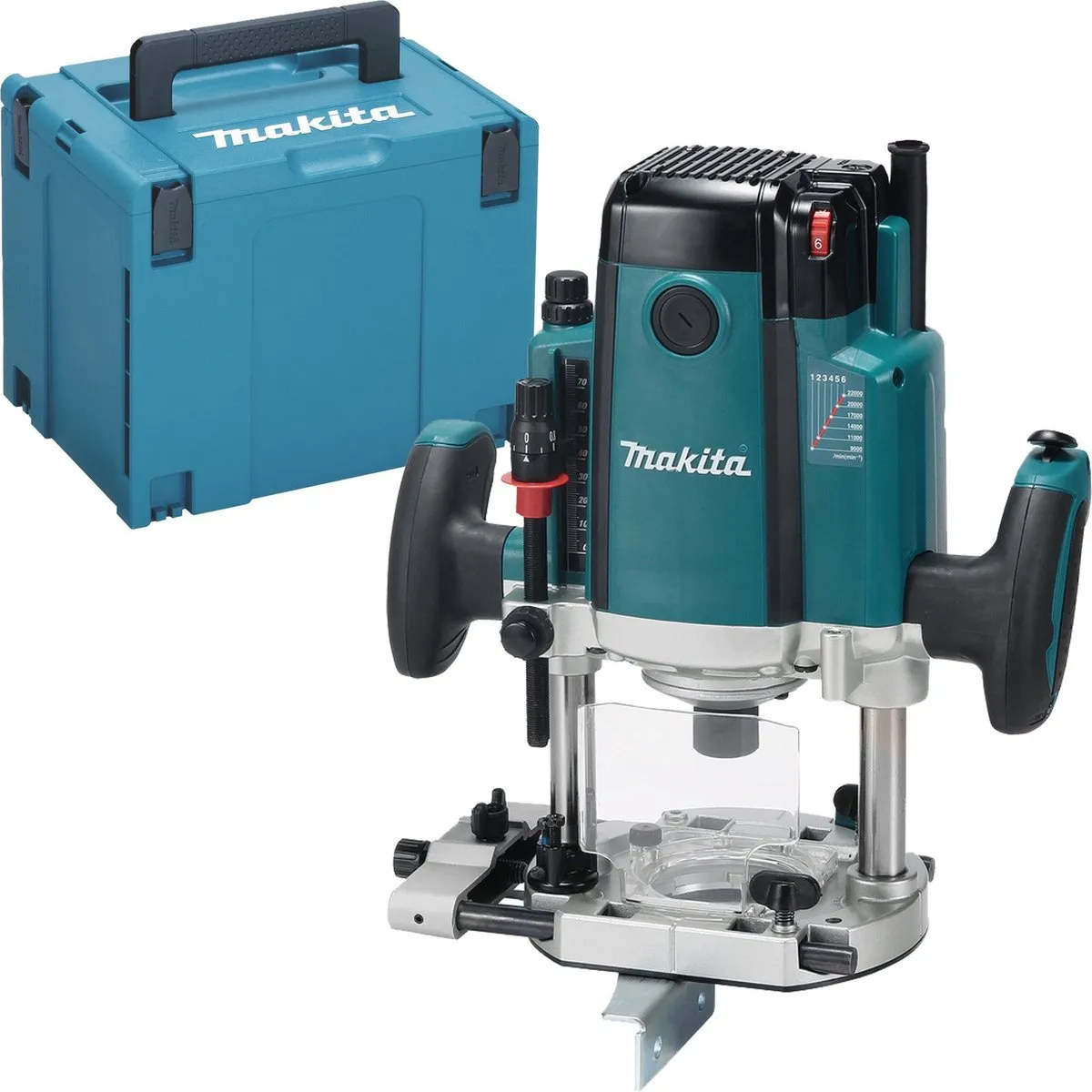 Makita RP2302FC07 Défonceuse 2300W - Blauw/Grijs