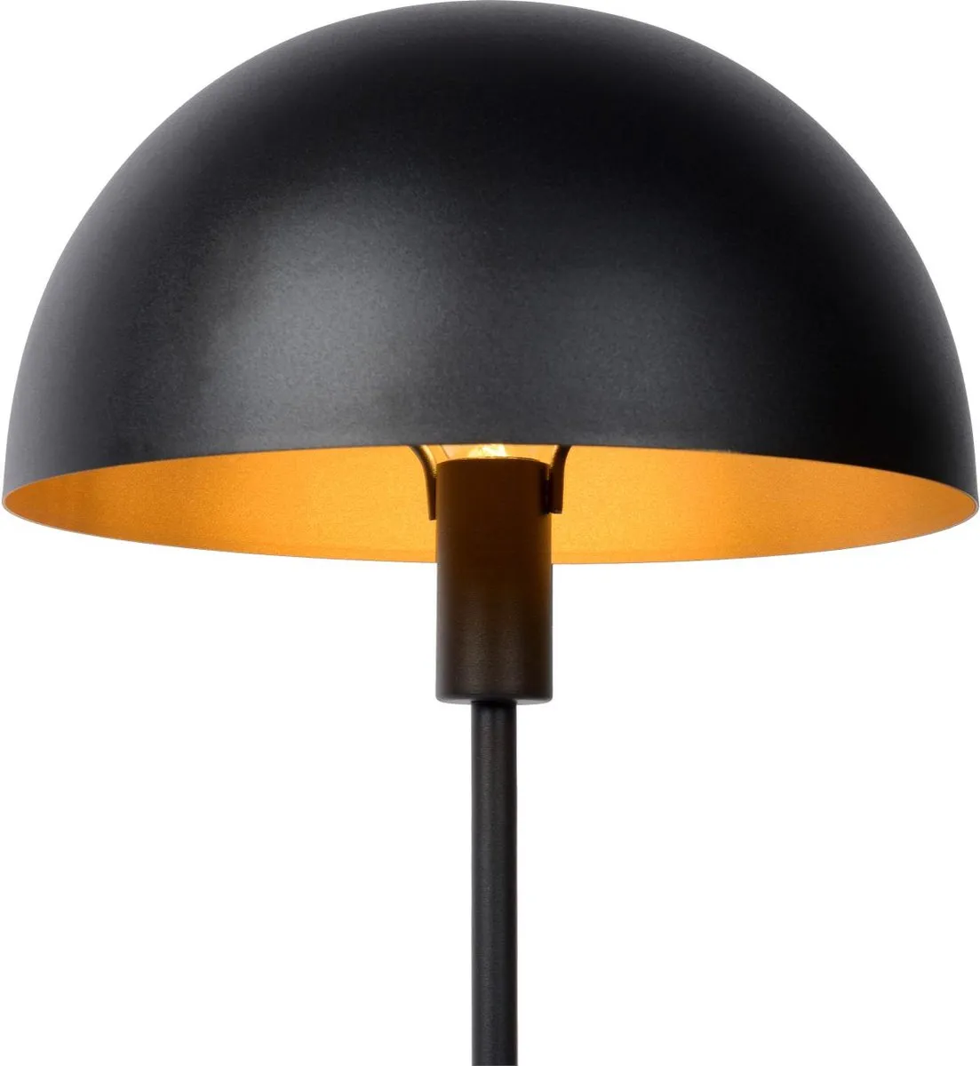 Lucide Siemon Tafellamp Ø25cm - 1xE14 - Zwart