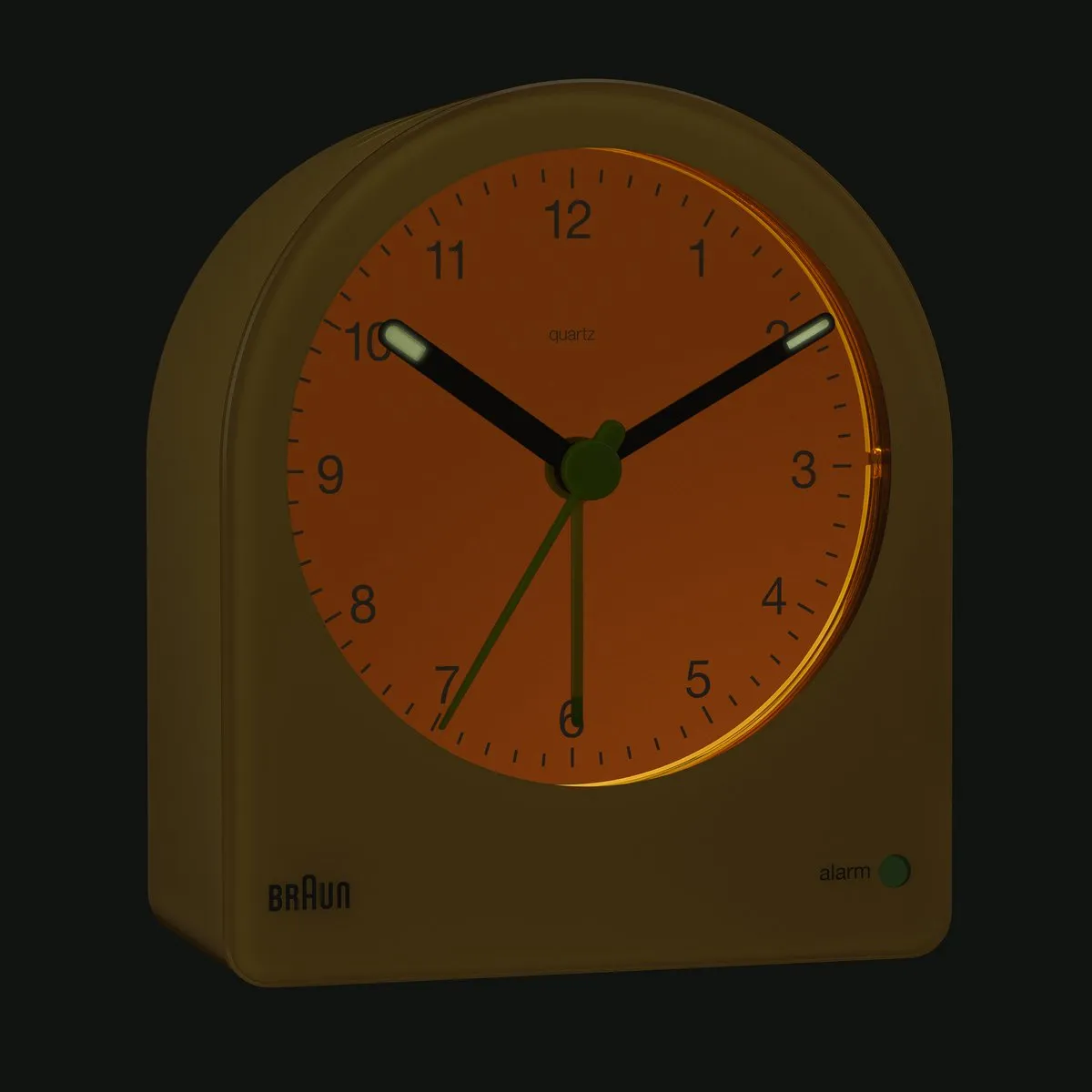 Braun BC22Y Wekker - Halfrond - Geel