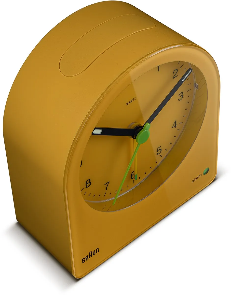Braun BC22Y Wekker - Halfrond - Geel