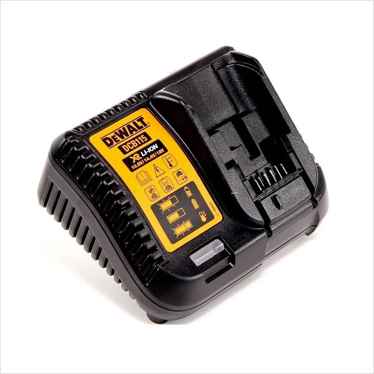 DeWalt DCB115-QW Acculader - 5000mAh - Zwart/Geel