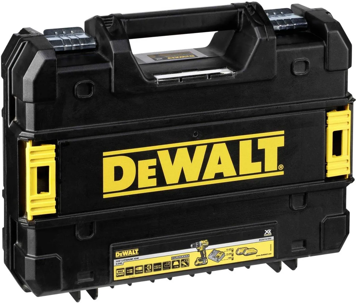DeWalt DCD791D2 Schroefboormachine - 18V 2x3000mAh - T-STAK Koffer