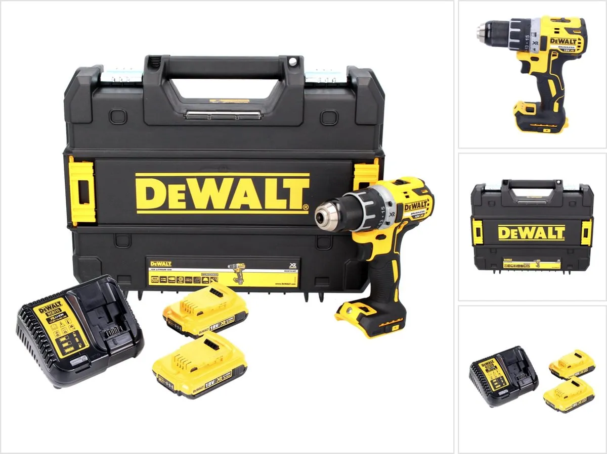 DeWalt DCD791D2 Schroefboormachine - 18V 2x3000mAh - T-STAK Koffer