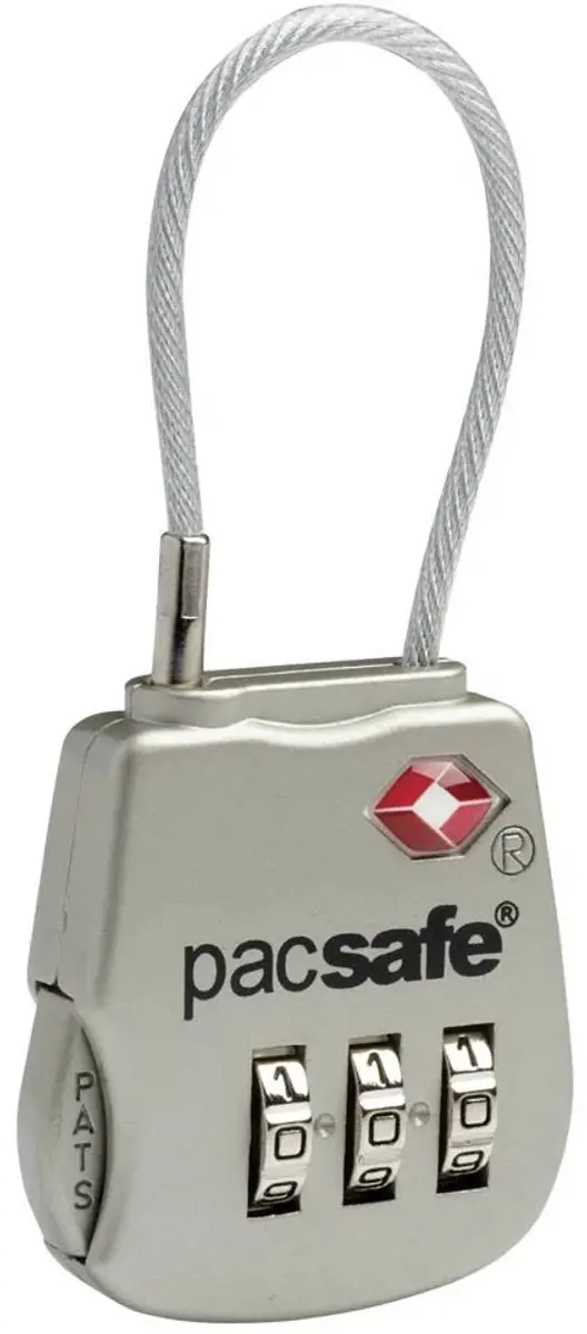 Pacsafe Prosafe 800-TSA Kofferslot 3-cijferig - Zilver