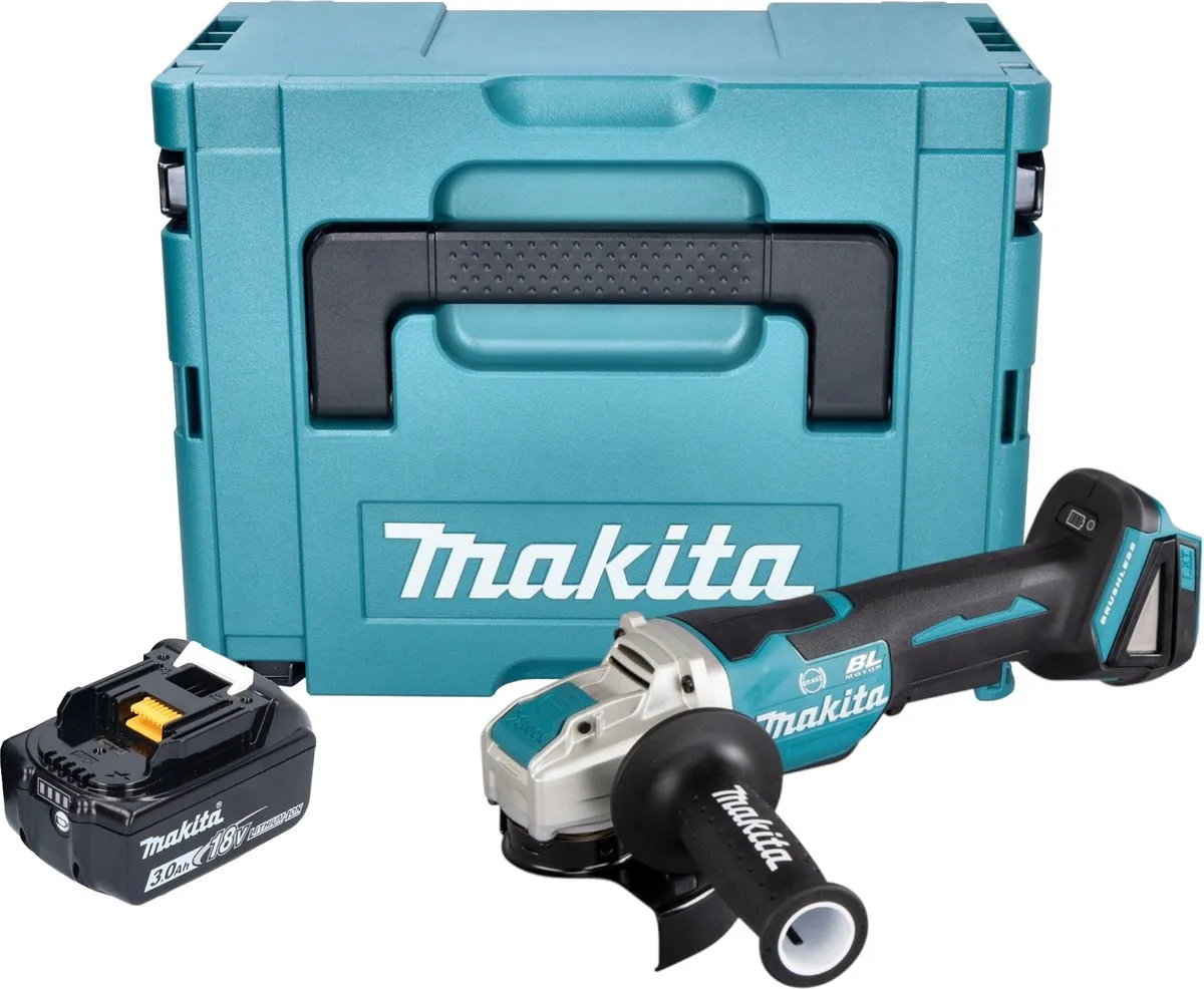 Makita DGA520 Accu Haakse Slijper 18V 125mm X-LOCK