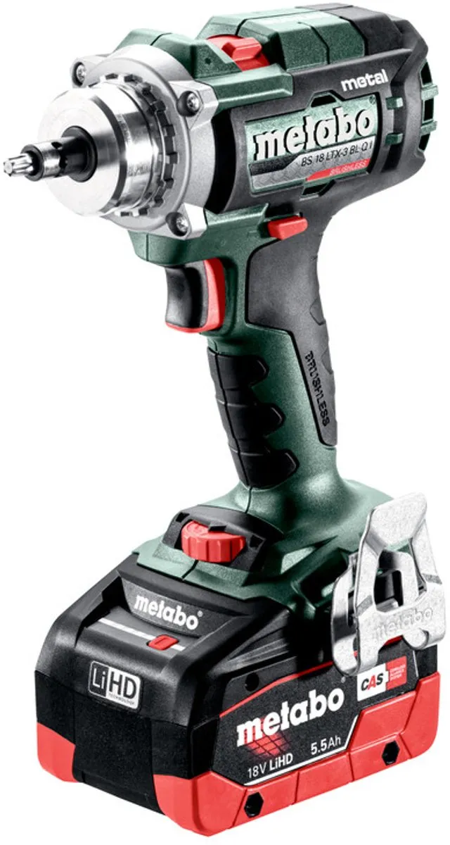 Metabo BS 18 LTX-3 BL Metaal Accuboormachine - 3 Snelheden