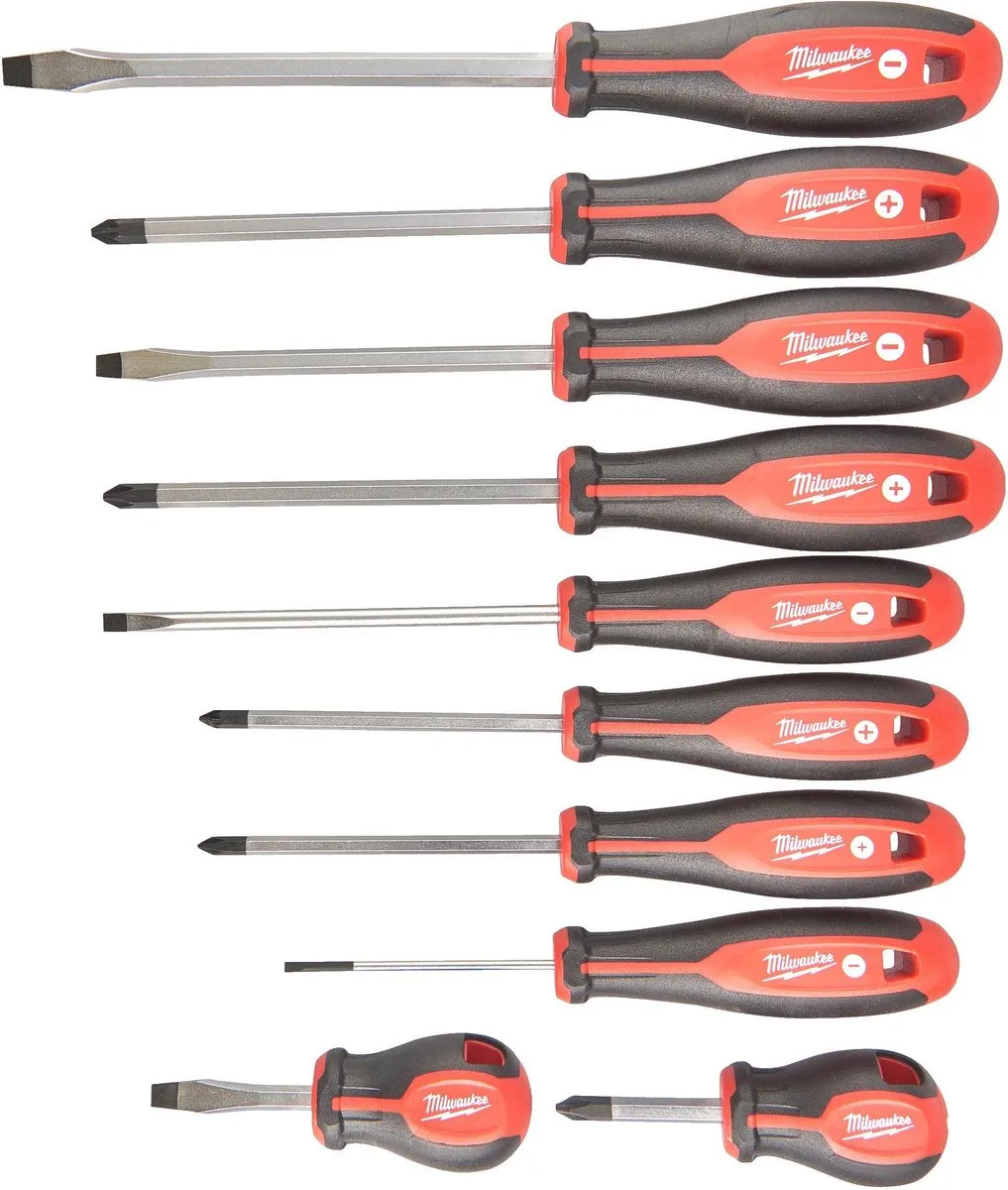 Milwaukee Tri-lobe Schroevendraaier Set 10- delig - 4932471808