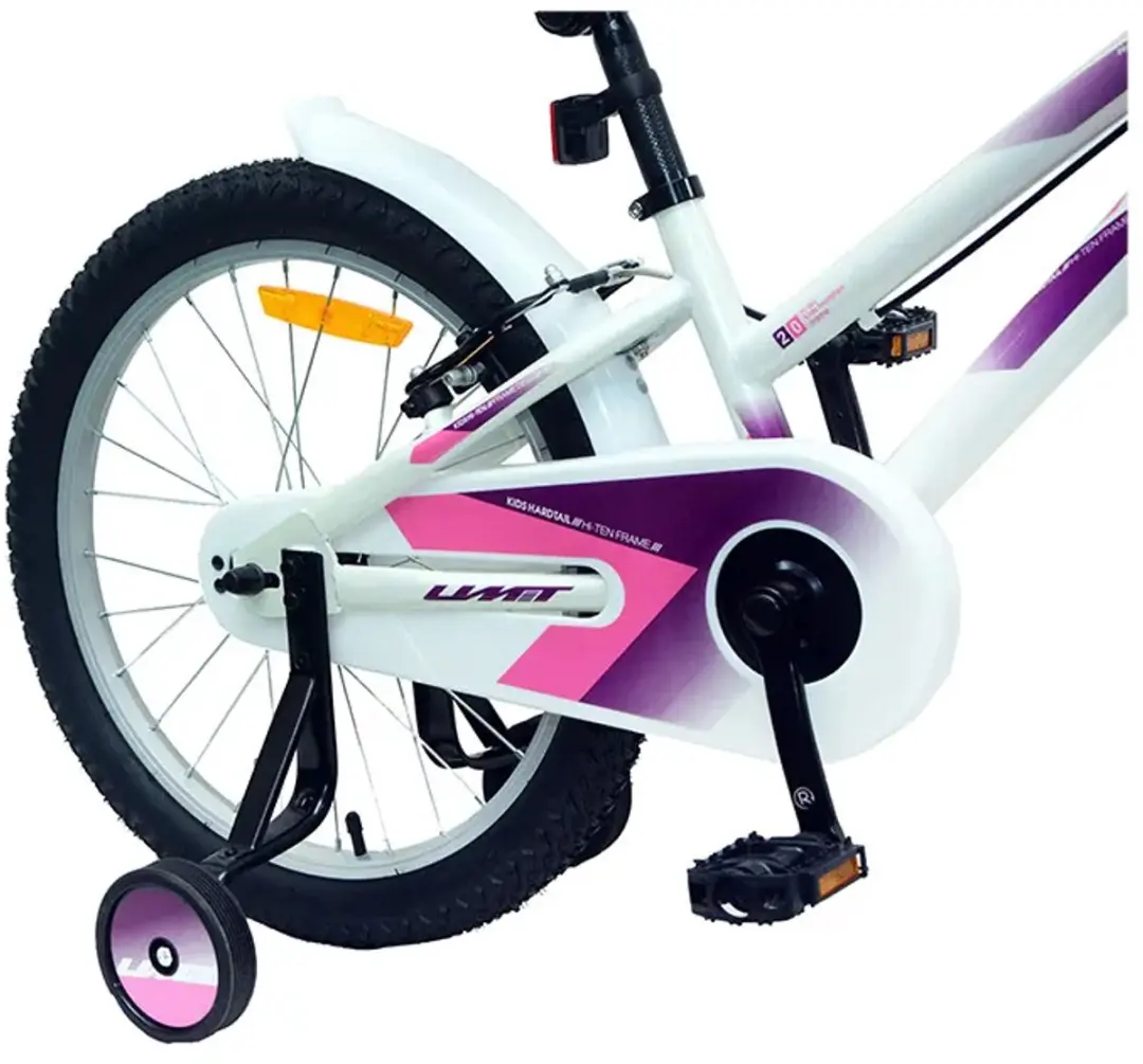 Umit Calypso 20 Inch Fiets - 1 Versnelling - Wit/Rosa