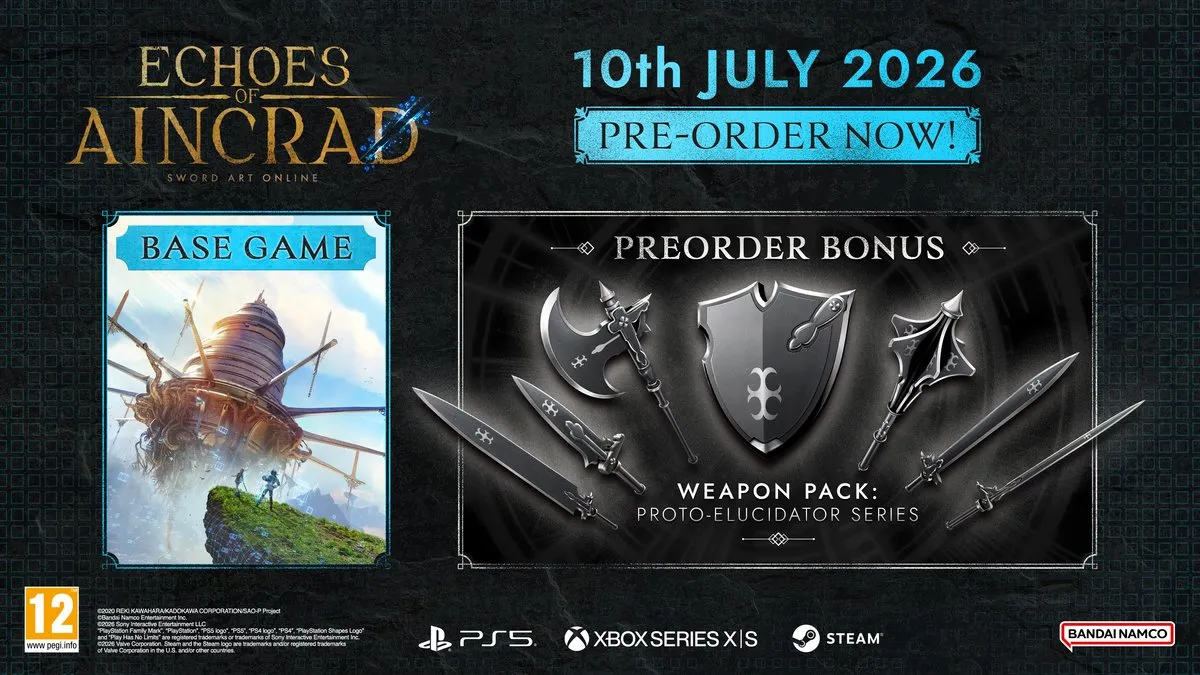 Bandai Namco Echoes of Aincrad PS5