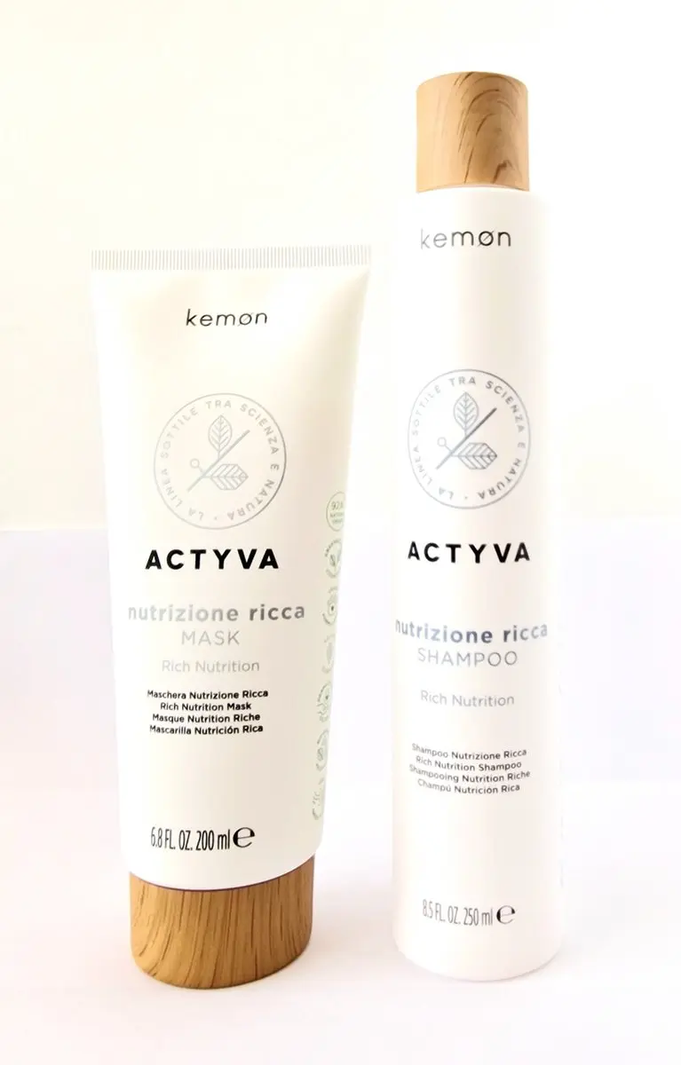 Kemon Actyva Rich Nutrition Duo Shampoo & Mask - 250ml + 200ml