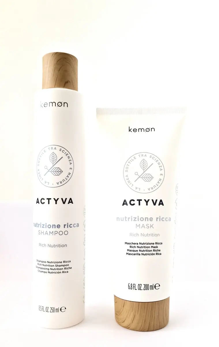 Kemon Actyva Rich Nutrition Duo Shampoo & Mask