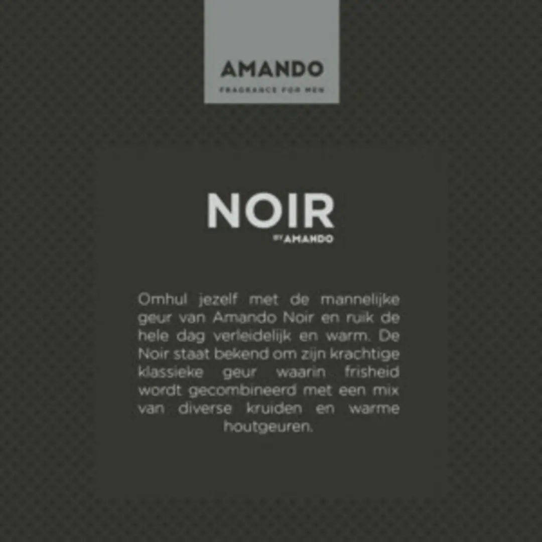 Amando Noir Aftershave - 6x50ml