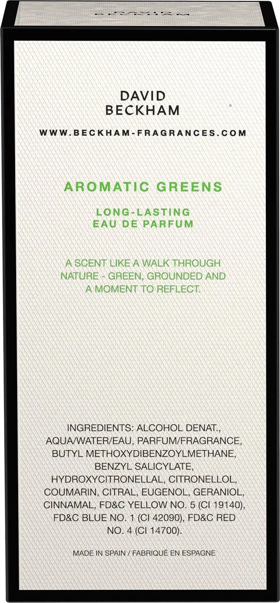 David Beckham Aromatic Greens Eau de Parfum - 100ml