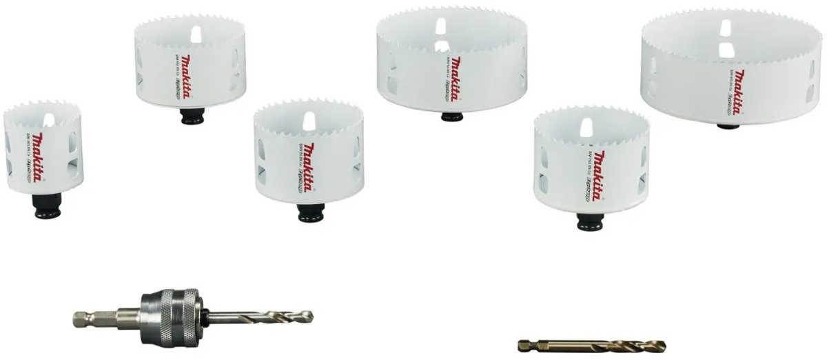 Makita EZYCHANGE BiM-Set Metaal 51-133mm - 8 Stuks