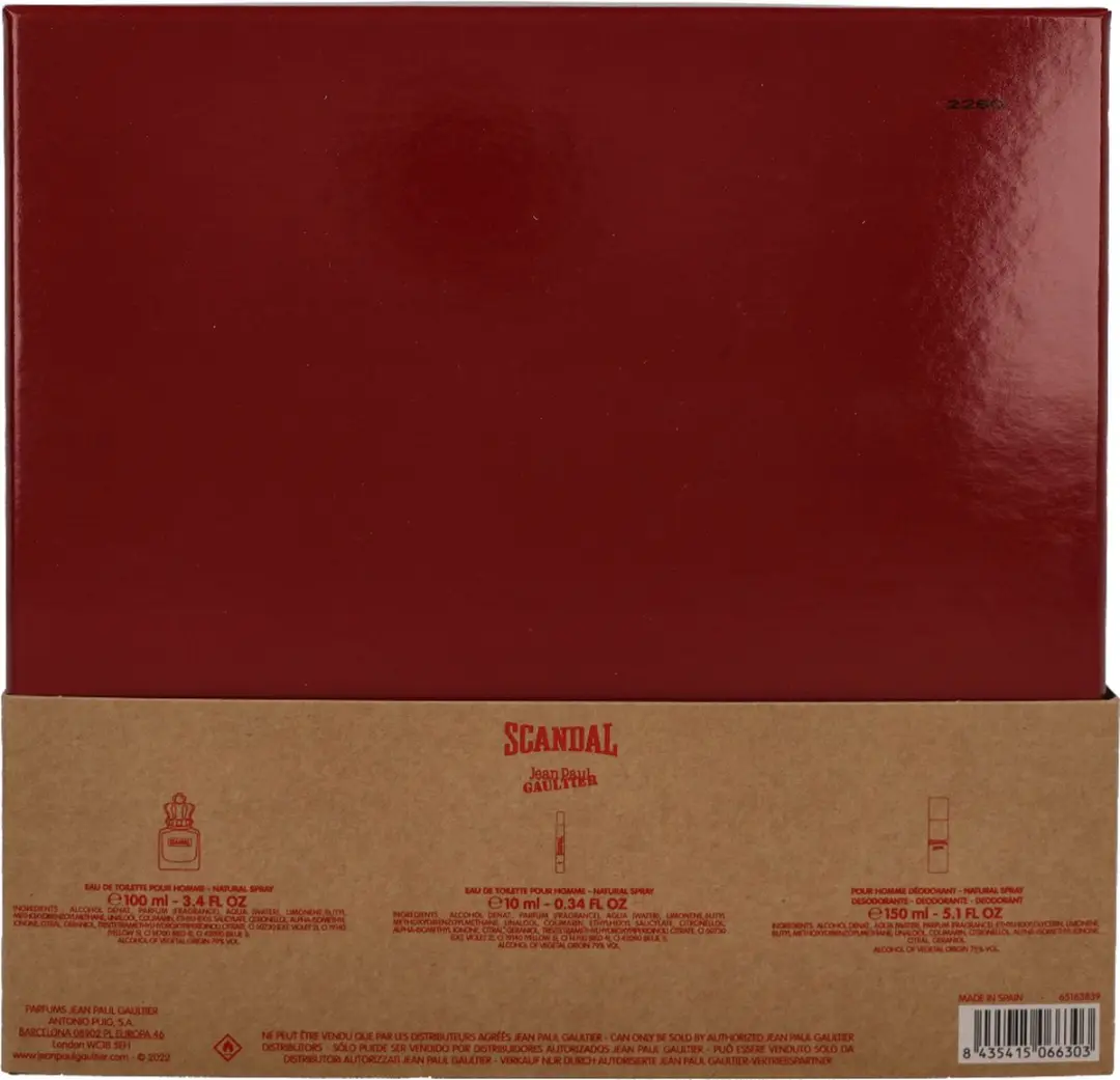 Jean Paul Gaultier Scandal Pour Homme Set - 260ml