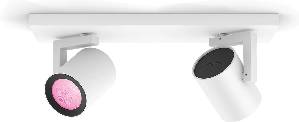 Philips Hue Argenta Opbouwspot 2-spots - RGBW Wit