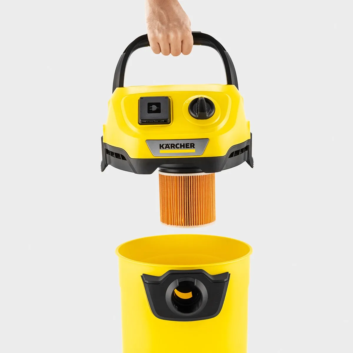 Kärcher WD 3 P V-17/4/20 Nat- en Droogzuiger 1000W - 17L